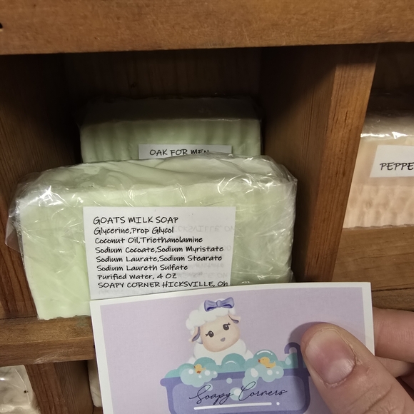 Men's Goat Milk Bar Soap - Picture 2 of 2